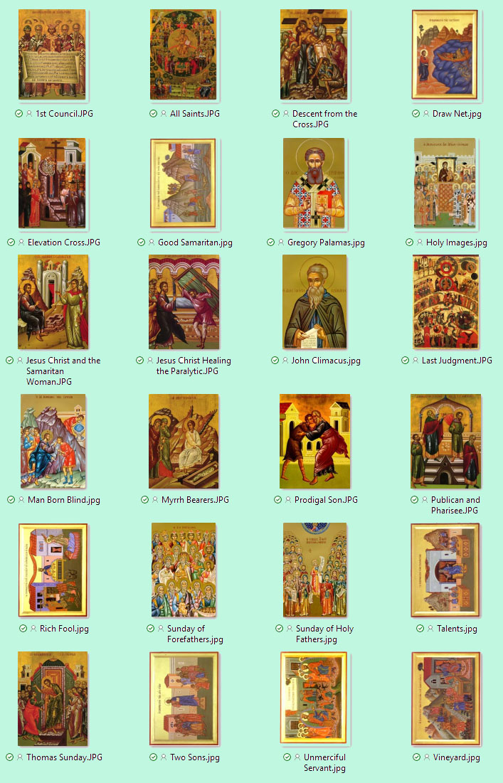 Icons for the Liturgical Year - Sundays